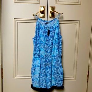 Blue Piping Hot Jumpsuit Size 
